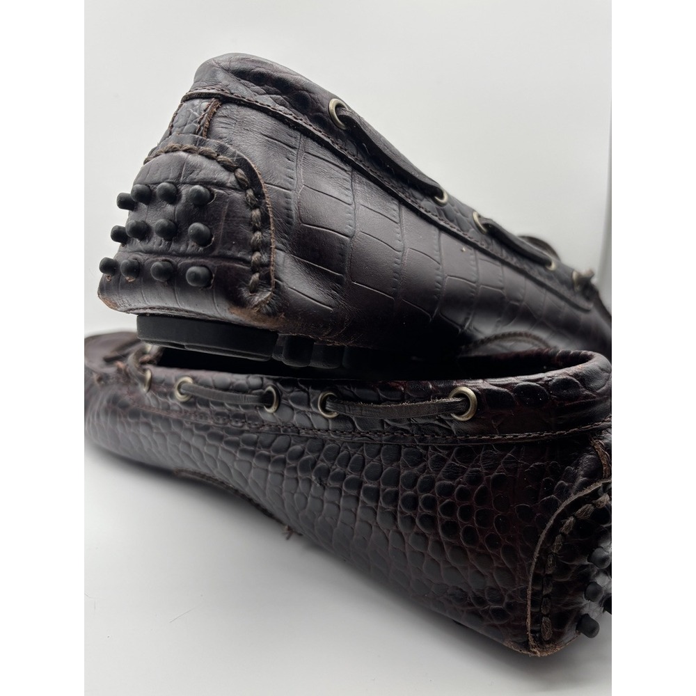 Cole Haan Gunnison Waxy Leather Boat Driver Loafers‎ Brown Men 11.5 - Picture 4 of 7